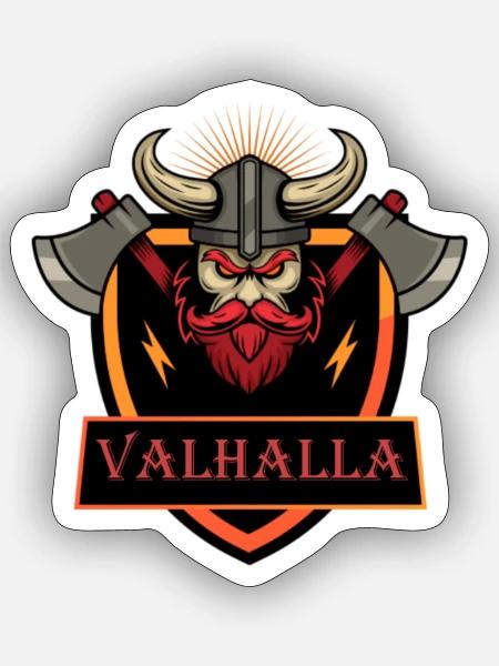 Valhalla - Sticker - white matte