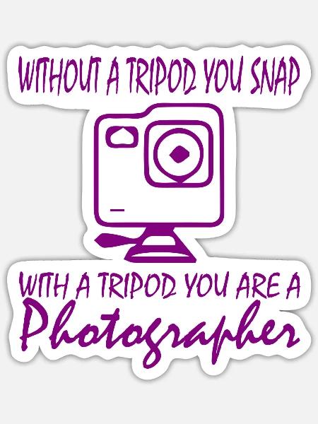 photographer - Sticker - white matte