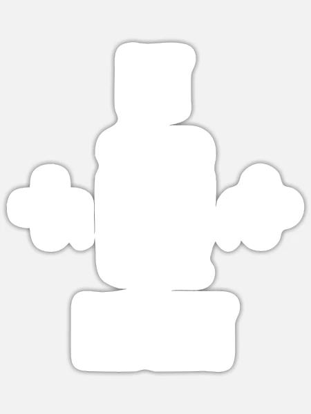 - Sticker - white matte