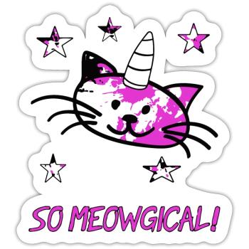 So Meowgical - Sticker - white matte - Front