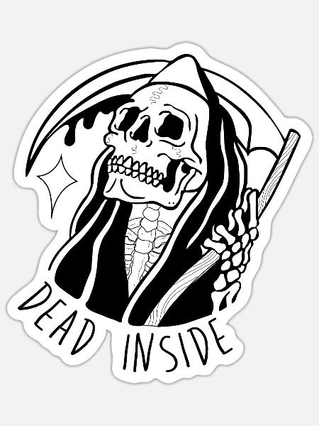 - Sticker - white matte