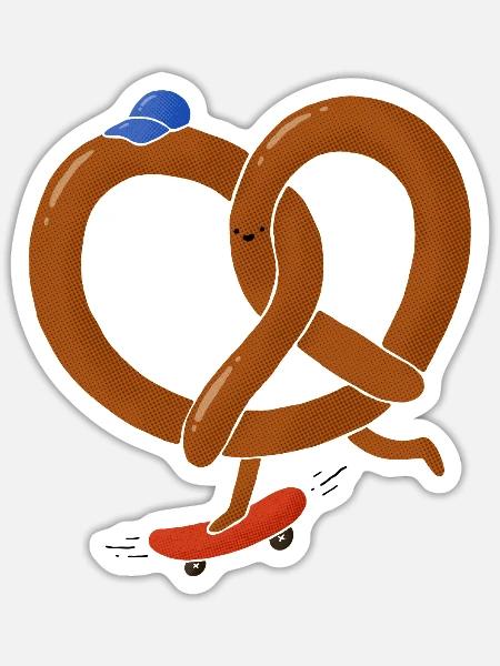 - Sticker - white matte