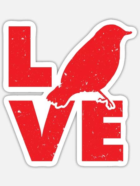 Birdwatching Ornithology - Sticker - white matte