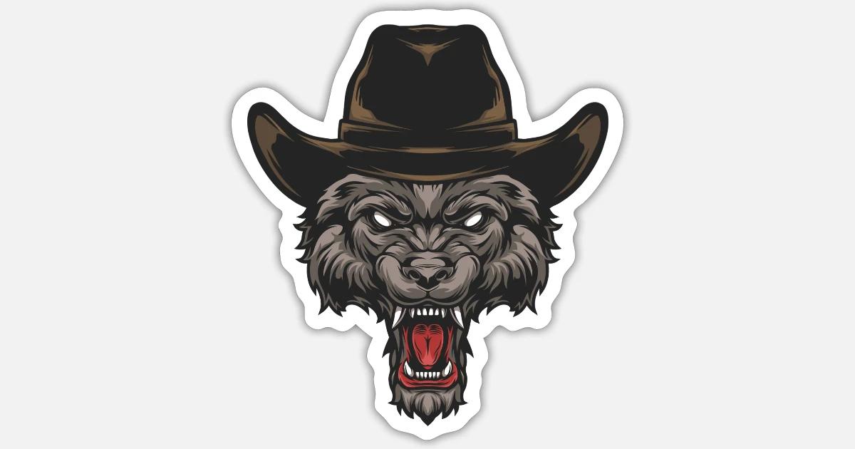 Cream Cowboy Hat with Black Wolf Design IMG_1143.heic?v=1721165176&  main image 2