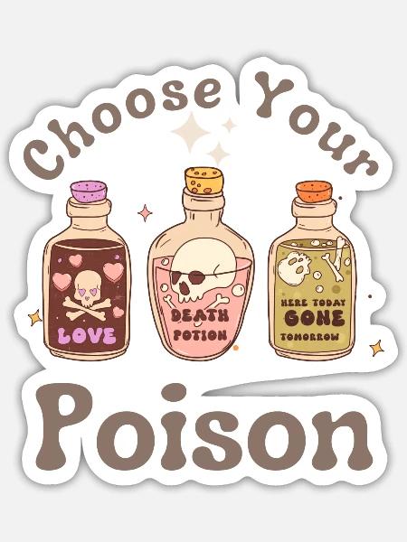 - Sticker - white matte
