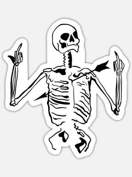 - Sticker - white matte