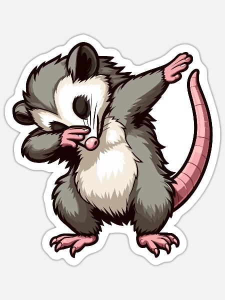  - Sticker - white matte