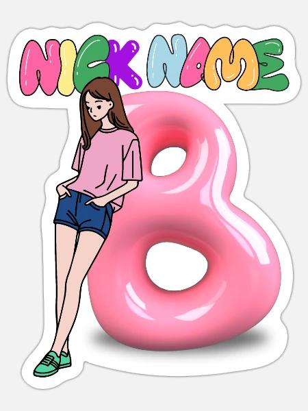 - Sticker - white matte