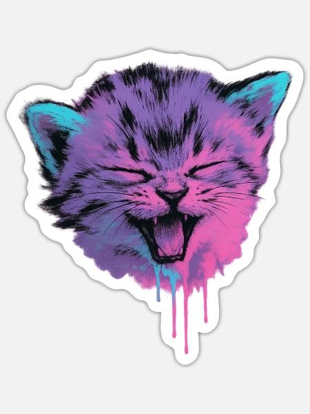 - Sticker - white matte