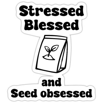 Seed Obsessed - Sticker - white matte - Front