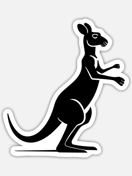 - Sticker - white matte