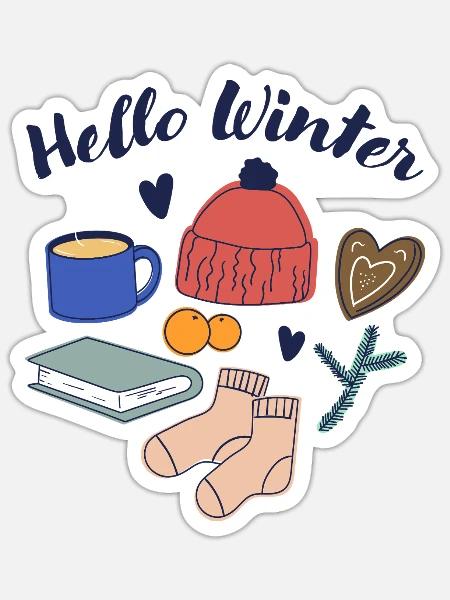 - Sticker - white matte