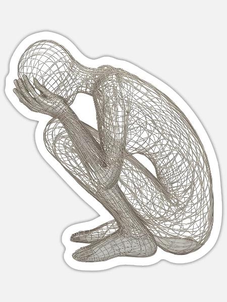 - Sticker - white matte