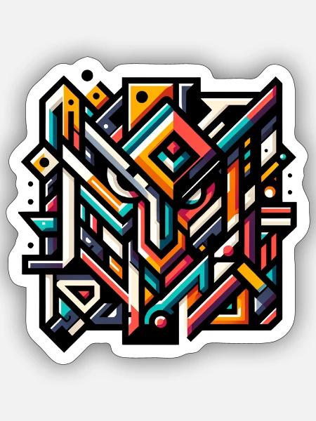  - Sticker - white matte