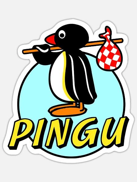 Pingu - Sticker - white matte