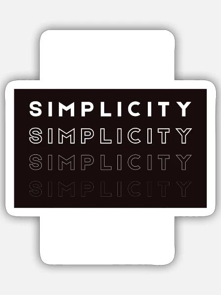 - Sticker - white matte