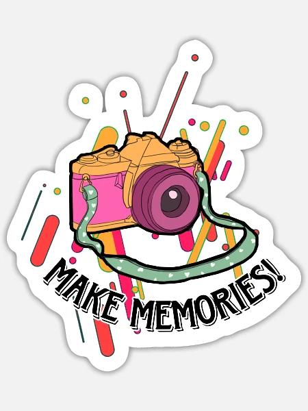 - Sticker - white matte
