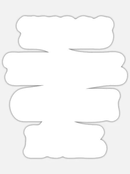 Thicc Thighz Green Eyez - Sticker - white matte