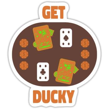 Get Ducky Card Player - Sticker - white matte - Front