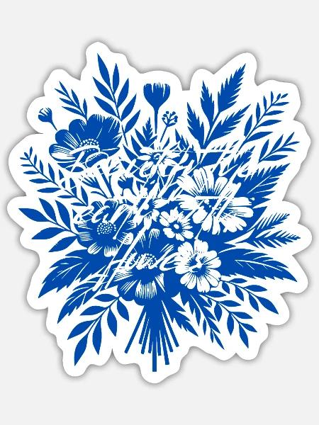  - Sticker - white matte