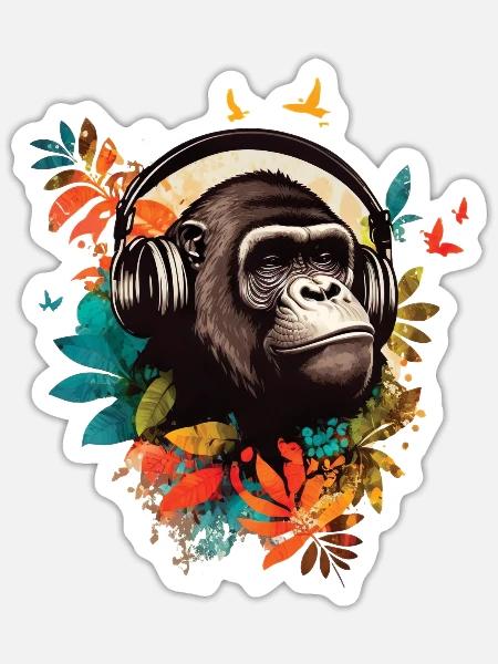 - Sticker - white matte