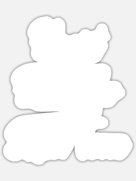 Heart Has No Skin Tone - Sticker - white matte
