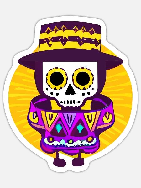 - Sticker - white matte