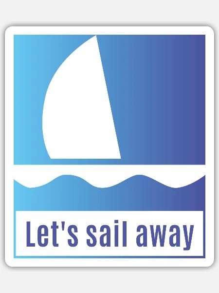 - Sticker - white matte