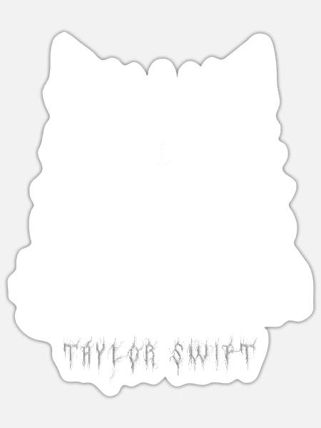 Angry Cat Swift - Sticker - white matte