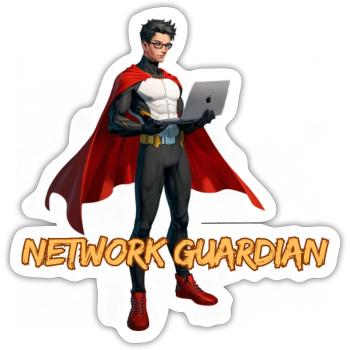 Network Guardian - Sticker - white matte - Front