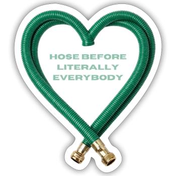 Hose Heart Humor - Sticker - white matte - Front