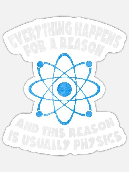 Physics Science - Sticker - white matte
