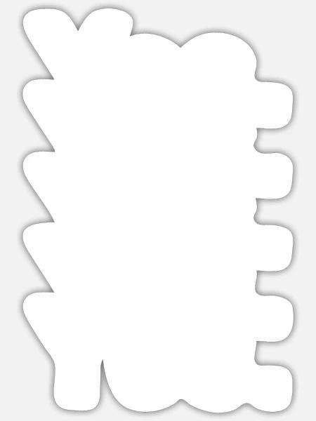 YES YES YES - Sticker - white matte