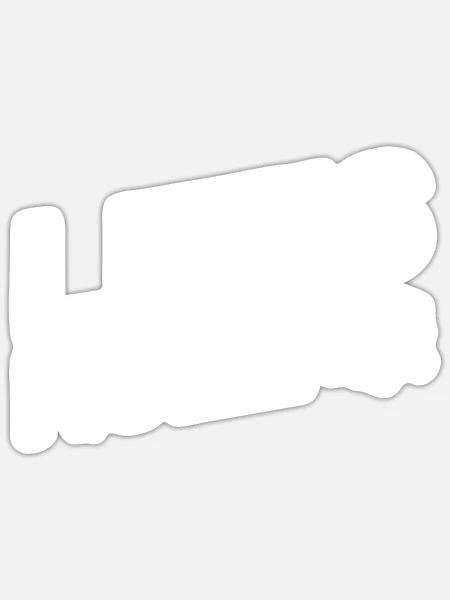 Roller Skating Reto Roller Skate Roller Skater - Sticker - white matte