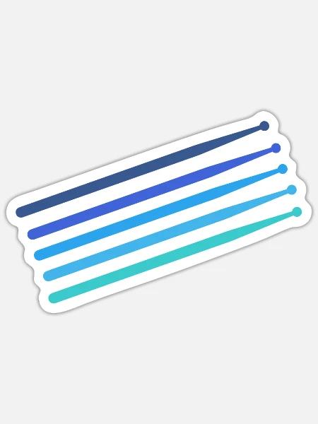 - Sticker - white matte