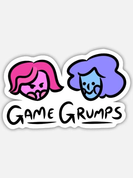game grumps - Sticker - white matte