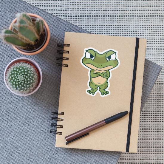 Angry Frog' Sticker | Spreadshirt