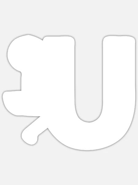 - Sticker - white matte