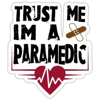 Paramedic - Sticker - white matte - Front