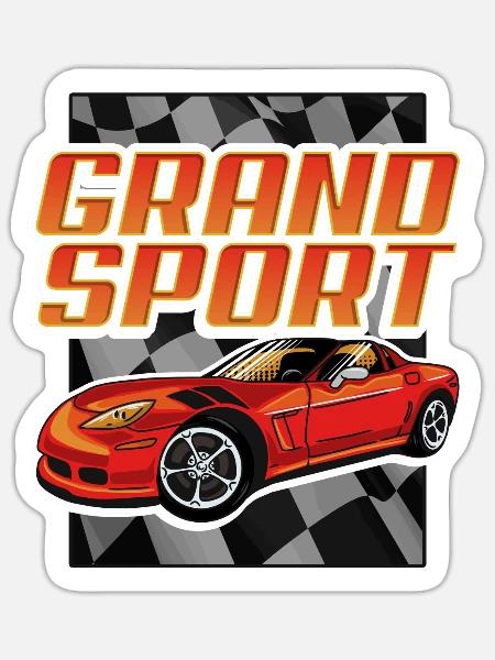 Grand Sport - Sticker - white matte