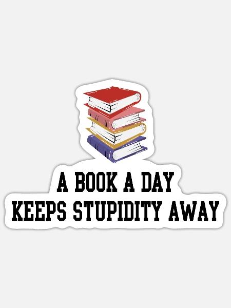 reading is my thing reading is my thing reading - Sticker - white matte