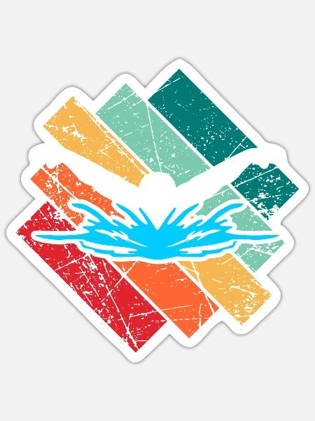 Swim Swimming - Sticker - white matte