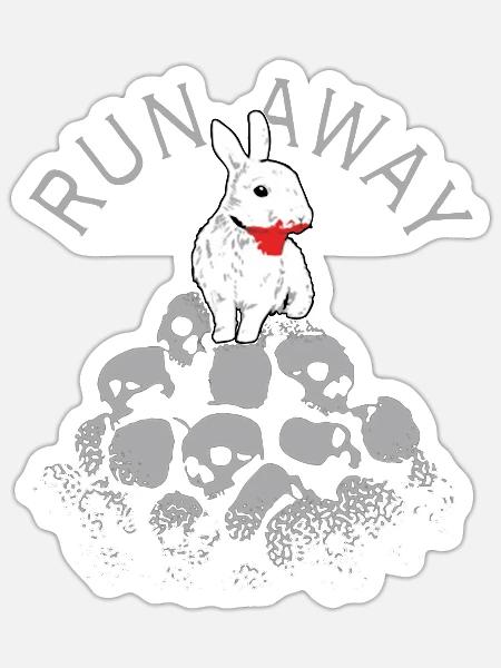 - Sticker - white matte
