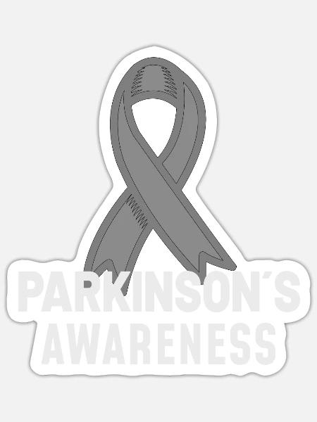 PARKINSONS AWARENESS PARKINSONS DISEASE GIFT - Sticker - white matte