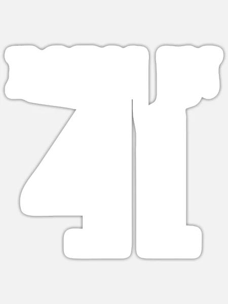 Born In 1941 - Sticker - white matte