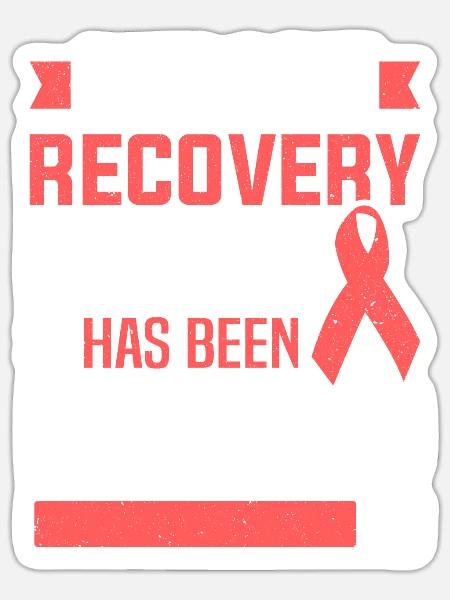 Stroke Recovery Mode Initiated Stroke Survivor - Sticker - white matte