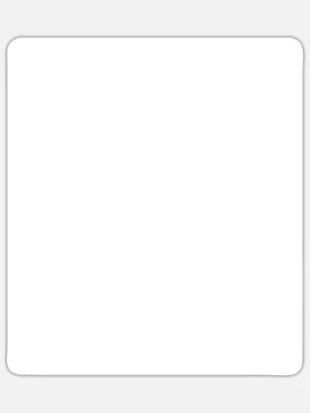 - Sticker - white matte