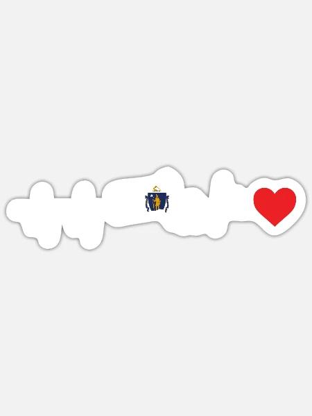 - Sticker - white matte