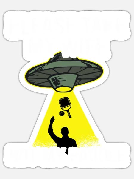 Funny Pickleball - Sticker - white matte