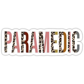 Paramedic - Sticker - white matte - Front